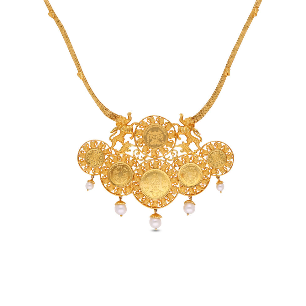 GEMSET NECKLACE IN SPREZZATURA DESIGN