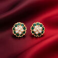 Gemset Ear Stud- Opensetting