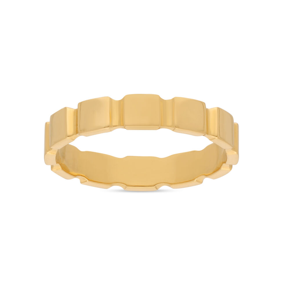 PLAIN GOLD LADIES RING IN CASTING