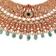 GEMSETGOLD NECKALCE IN KUNDAN WORK