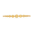 Plain Gold bead/die work Flexi Bracelets