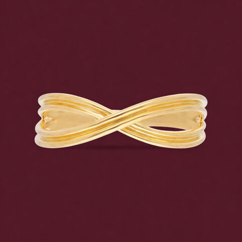 PLAIN GOLD LADIES RING IN CASTING