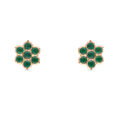 Big5Gem Earstud'Kammal'/7Stone-Close set