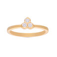 Diamond Ring in 3 Dia Pinji for Ladies