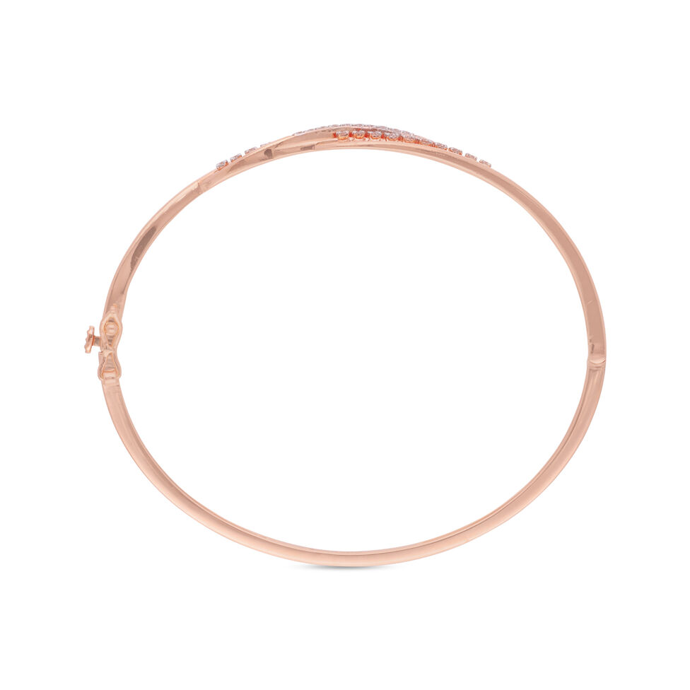Diamond Bracelet In Stiff Patern