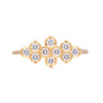 Diamond Ring in Fancy Design for Ladies
