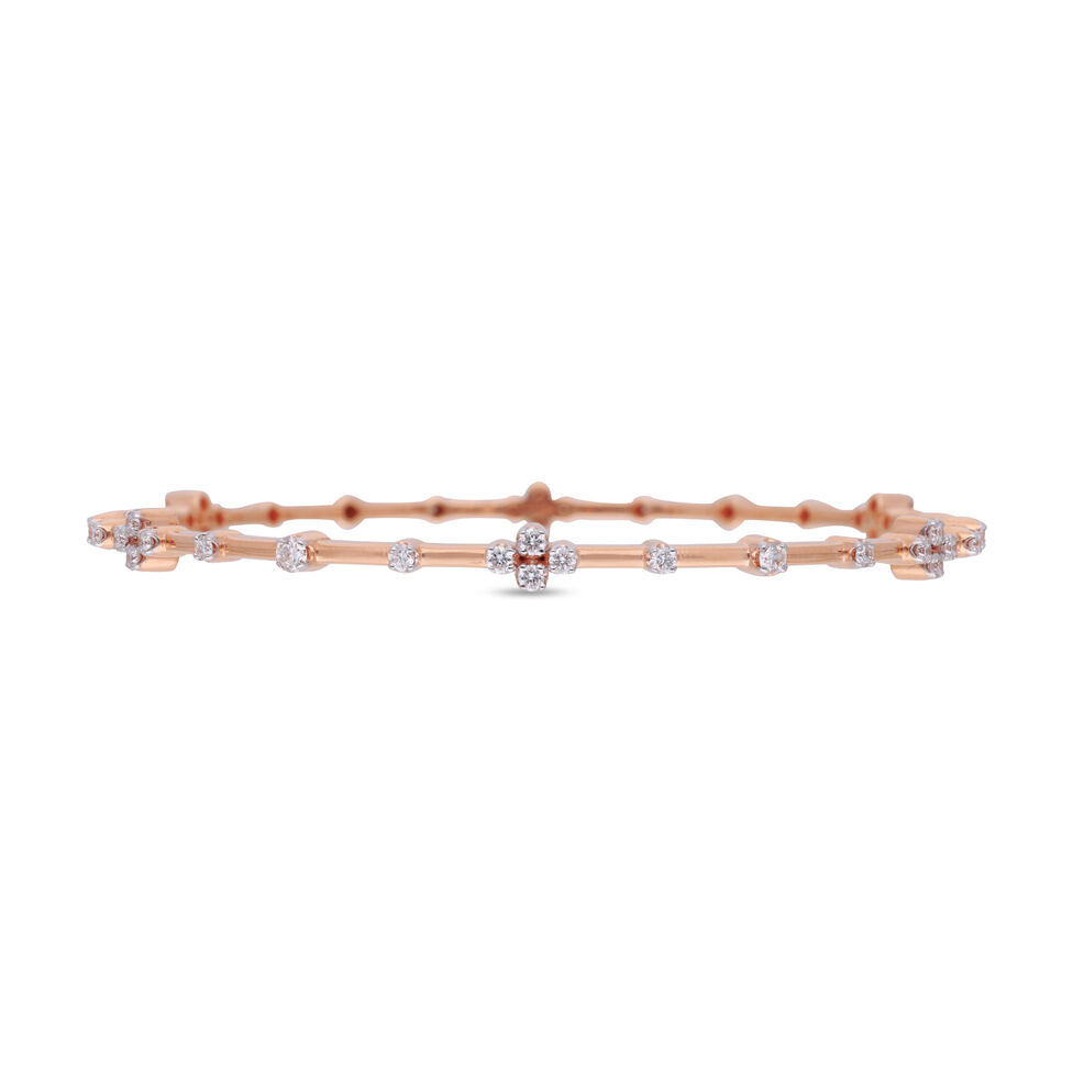 Diamond Bracelet In Diamond Open Setting