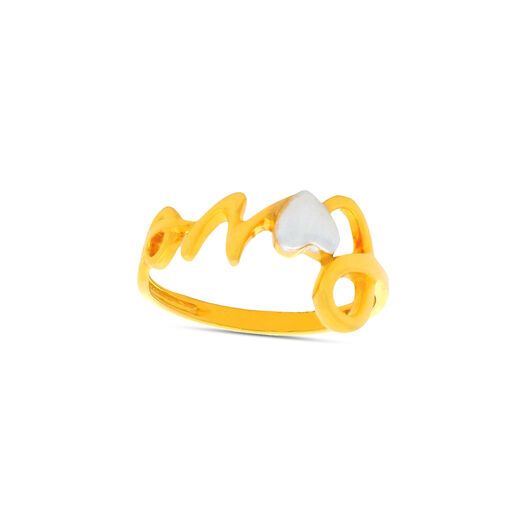 PLAIN GOLD LADIES RING IN CASTING