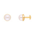 Gemset Ear Stud- Opensetting