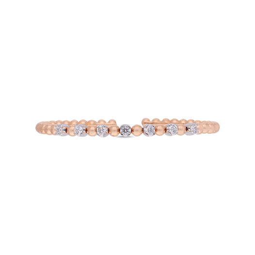 Diamond Bracelet In Stiff Patern