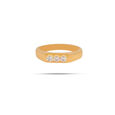 GEMSET GOLD GENTS RING IN CASTING