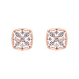 Diamond Earstud Set With Fancy Design