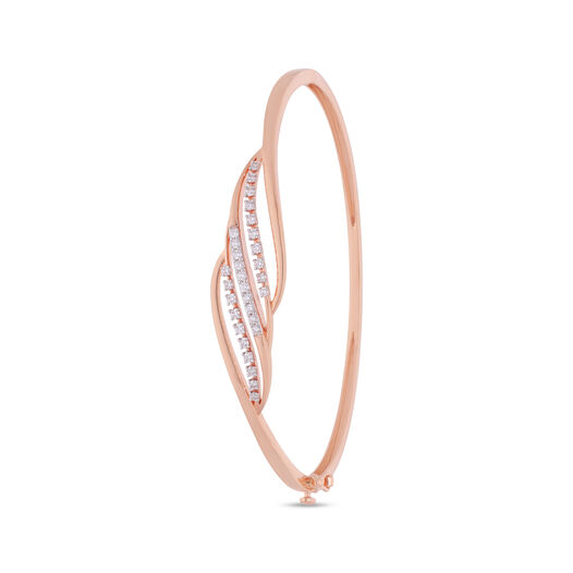 Diamond Bracelet In Stiff Patern