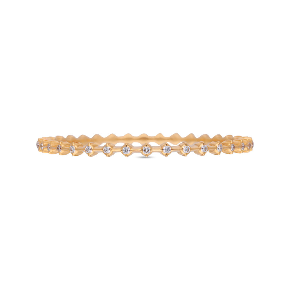Diamonds Bangles in Gap Pattern