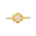 GEMSET GOLD LADIES RING IN CASTING