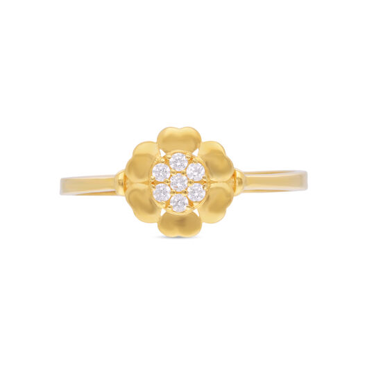 GEMSET GOLD LADIES RING IN CASTING