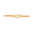 Plain Gold bead/die work Flexi Bracelets