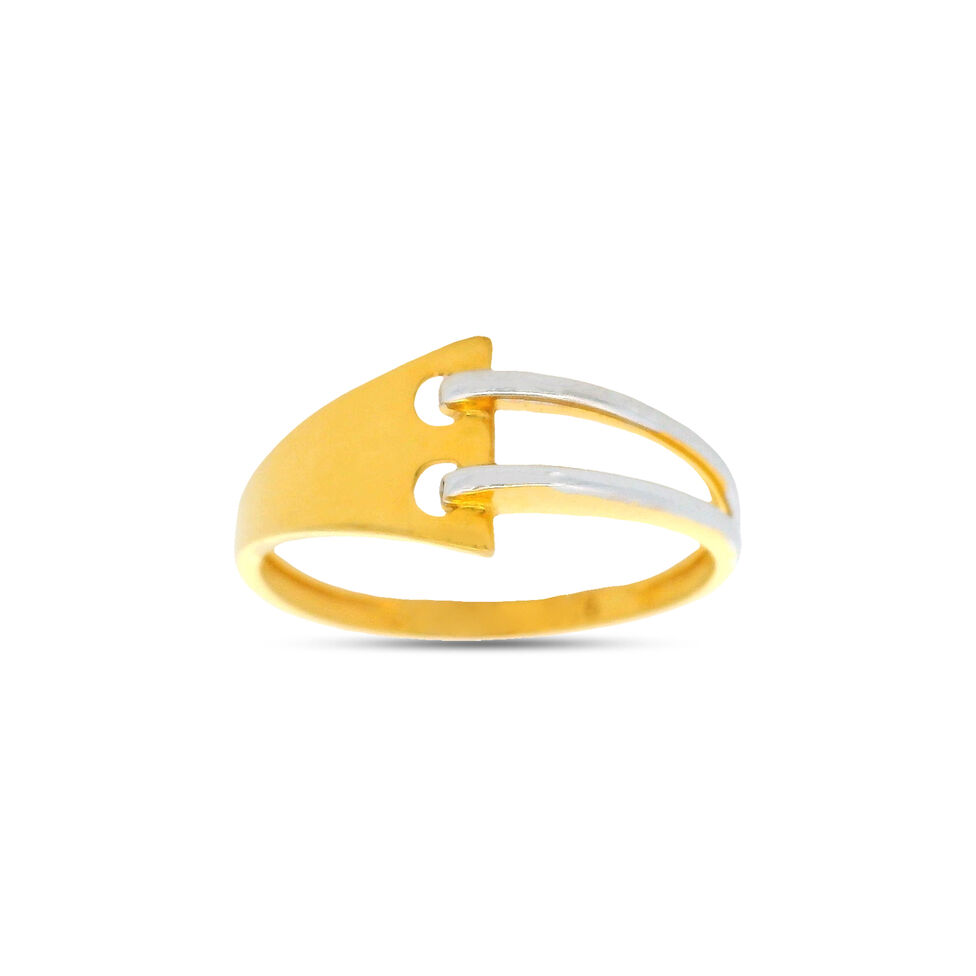 PLAIN GOLD LADIES RING IN CASTING