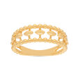 PLAIN GOLD LADIES RING IN CASTING