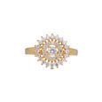GEMSET GOLD LADIES RING IN CASTING
