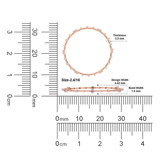 Diamond Bracelet In Diamond Open Setting