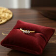 GEMSET GOLD GENTS RING IN CASTING