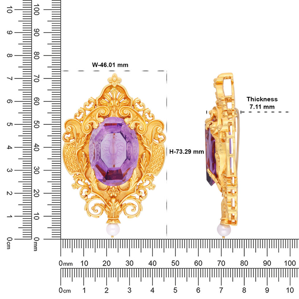 GEMSET PENDANT IN SPREZZATURA DESIGN