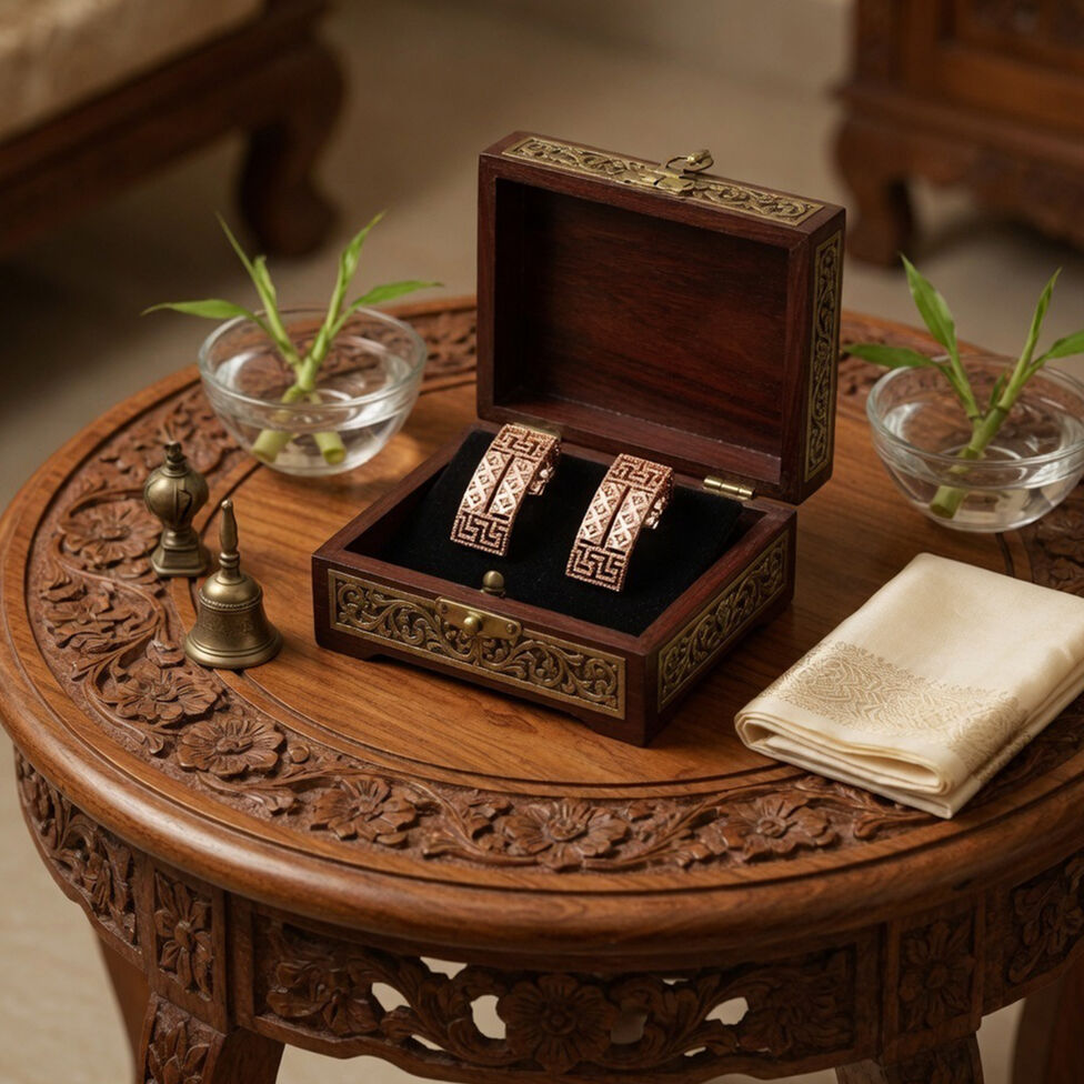 Gold Vallies/Hoops in Filigree pattern