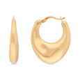 Gold Vallies/Hoops in Filigree pattern