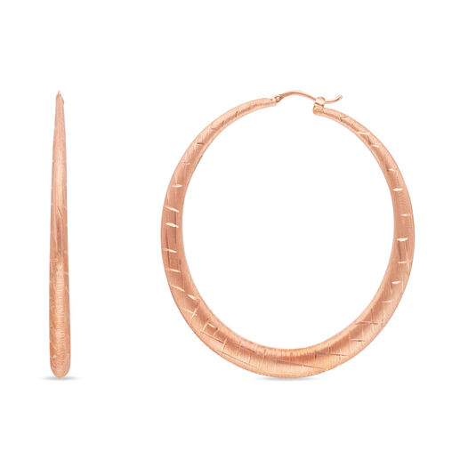 Gold Vallies/Hoops in Filigree pattern