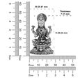 Idol Lakshmi sitting w/o Prabhavali