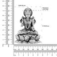 Idol Lakshmi sitting w/o Prabhavali