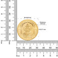 500 mg Gold Foil Coin - Ganesha