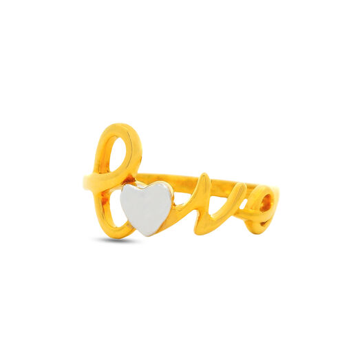 PLAIN GOLD LADIES RING IN CASTING