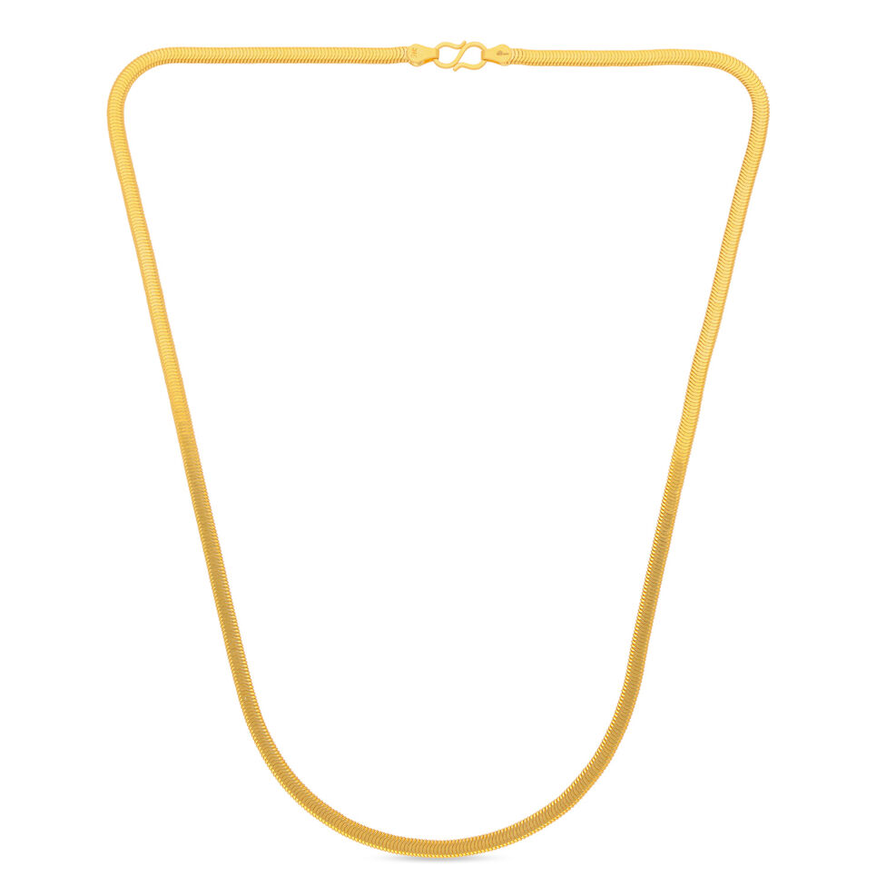 Plain Gold Chain Handmade �Snake� Design