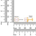 Gemset Ear Stud- Opensetting