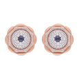Diamond Earstud Set With Gemstones