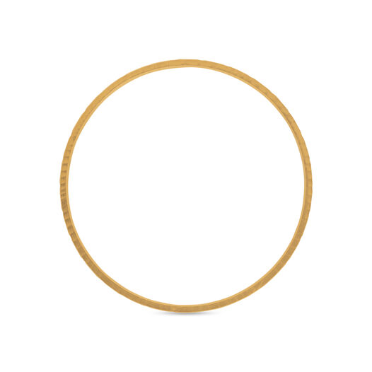 Gold Bangle Pair Machine cuttingHollow