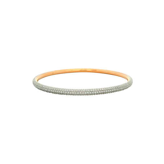 Diamond Bangle pair in fancy design