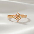 Diamond Ring in Fancy Design for Ladies