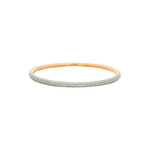 Diamond Bangle pair in fancy design