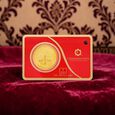 1 gm Gold Foil Coin - Tree with Cow
