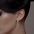 Gold Vallies/Hoops in Filigree pattern