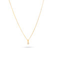 Diamond Chain Pendant in 1 Stone