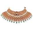GEMSETGOLD NECKALCE IN KUNDAN WORK