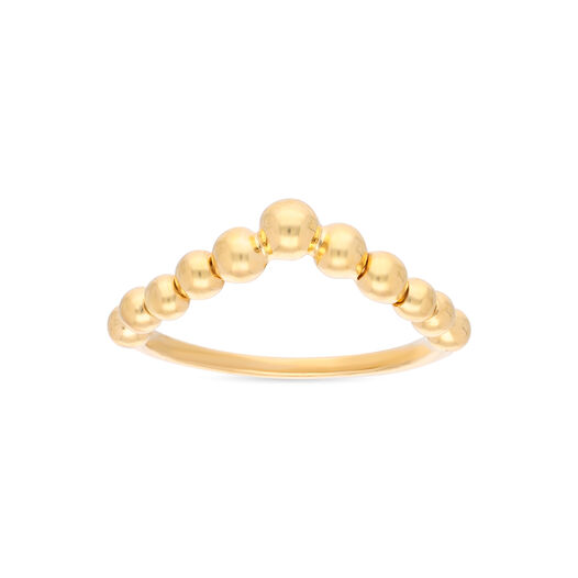 PLAIN GOLD LADIES RING IN CASTING