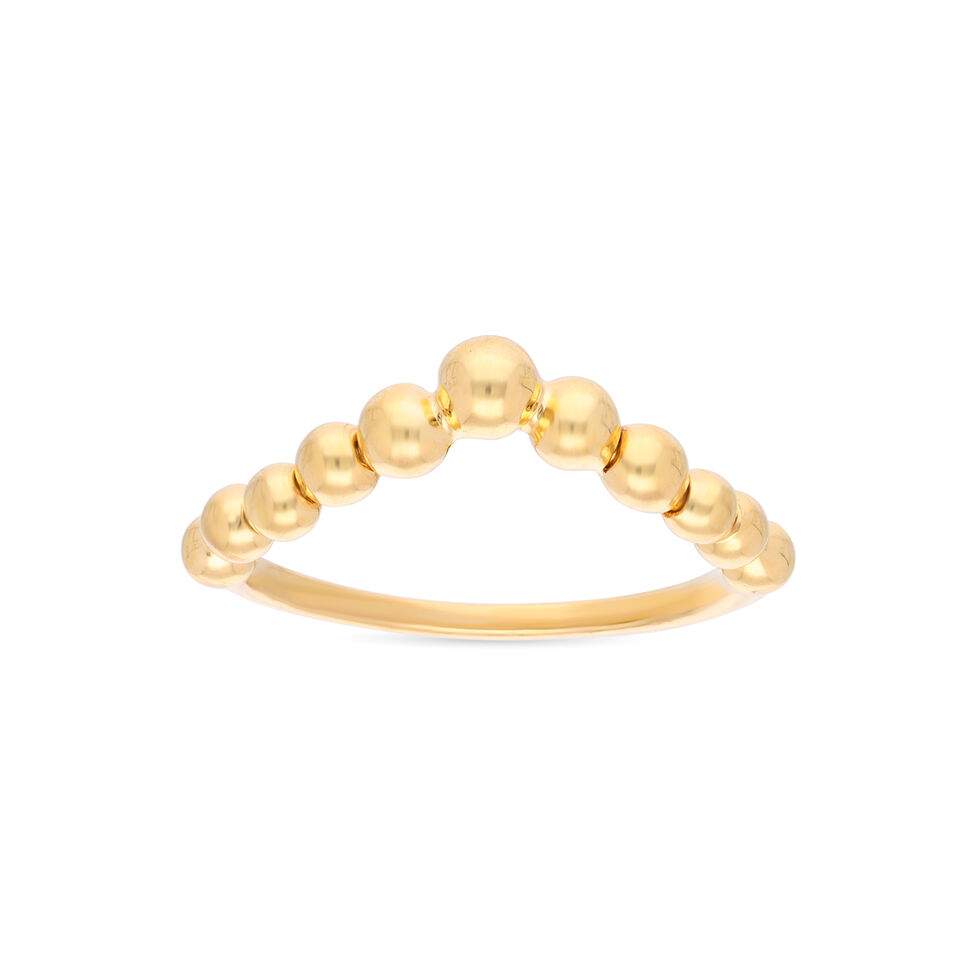 PLAIN GOLD LADIES RING IN CASTING