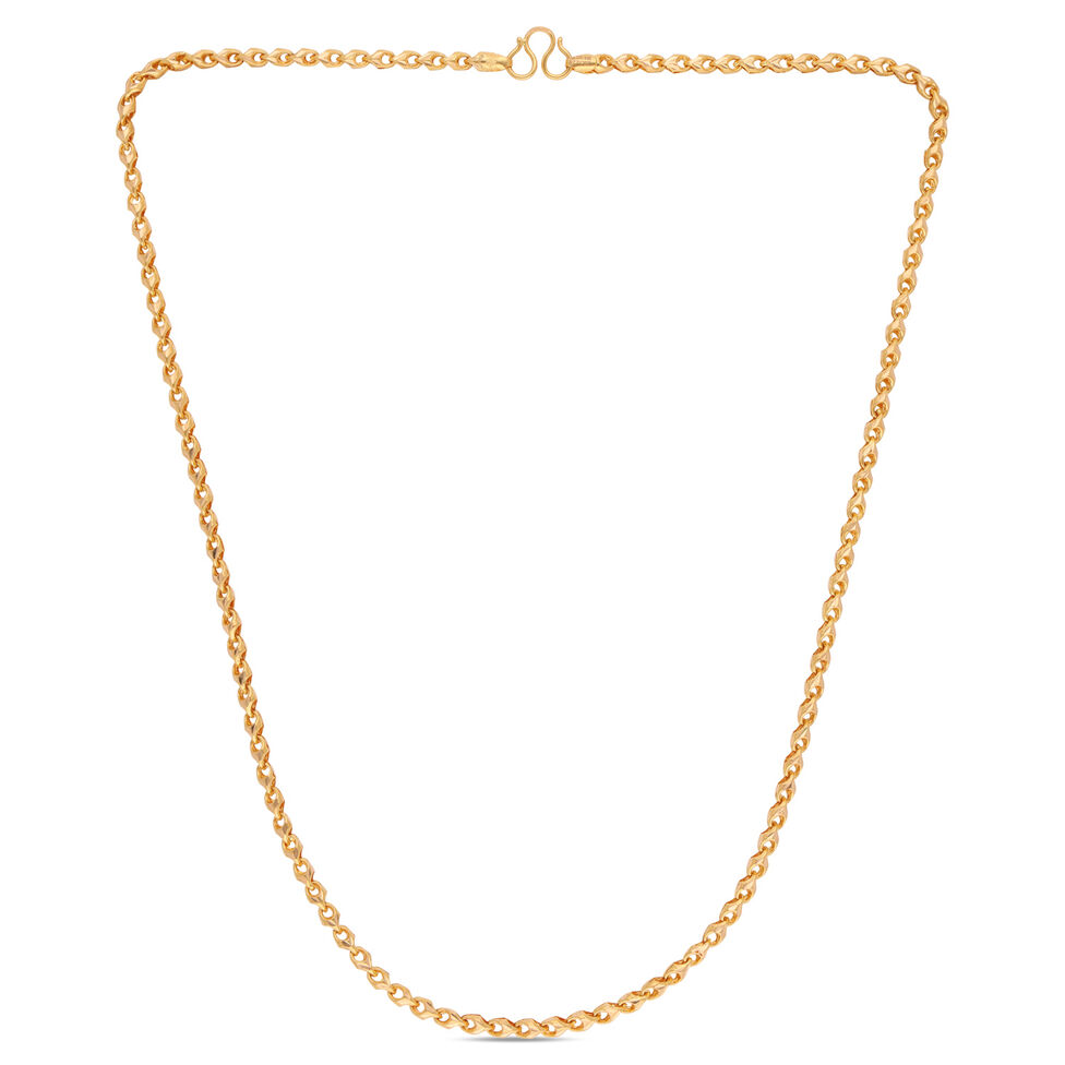 Plain Gold Hand made Chain variants