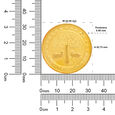 1 gm Gold Foil Coin - Tree with Cow