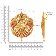 GOLD PENDANT IN KUNDALAVELAI DESIGN